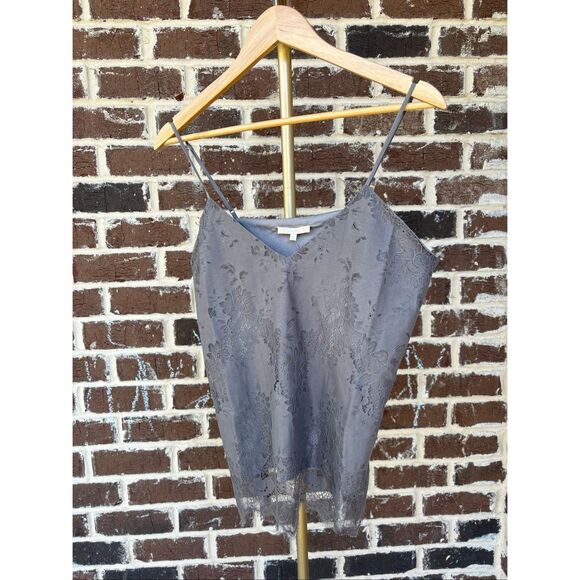 NWT Gold Hawk Gray Lace Tank Oversized Size Small - Picture 1 of 7